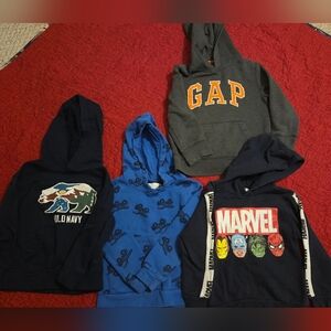 Boys Hoodies, Size 4, Gap, H&M & Old Navy